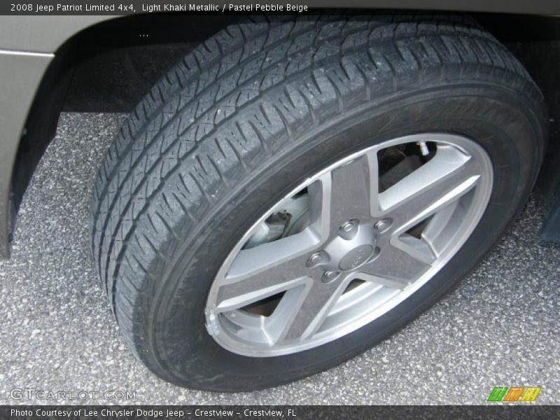 Light Khaki Metallic / Pastel Pebble Beige 2008 Jeep Patriot Limited 4x4