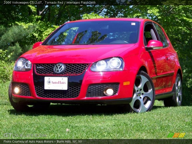 Tornado Red / Interlagos Plaid Cloth 2006 Volkswagen GTI 2.0T