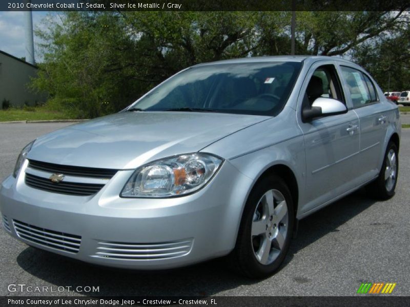 Silver Ice Metallic / Gray 2010 Chevrolet Cobalt LT Sedan