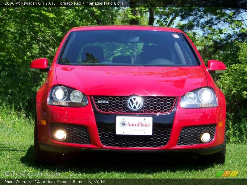 Tornado Red / Interlagos Plaid Cloth 2006 Volkswagen GTI 2.0T