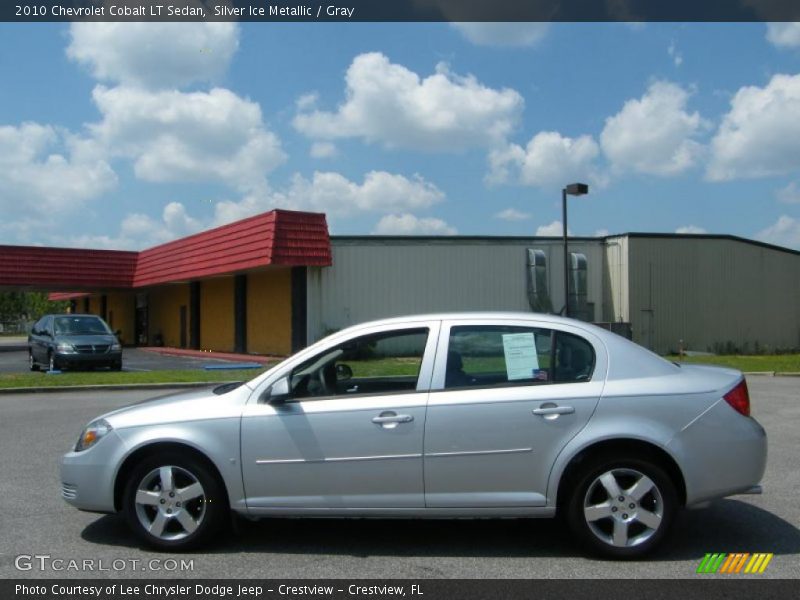 Silver Ice Metallic / Gray 2010 Chevrolet Cobalt LT Sedan