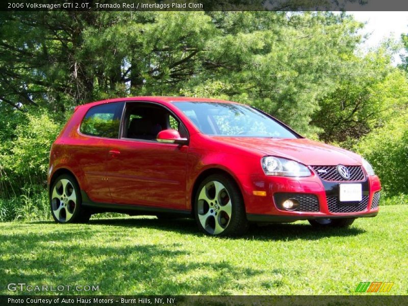 Tornado Red / Interlagos Plaid Cloth 2006 Volkswagen GTI 2.0T
