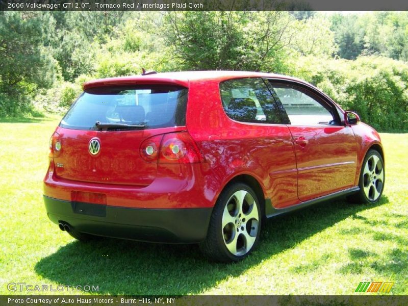 Tornado Red / Interlagos Plaid Cloth 2006 Volkswagen GTI 2.0T