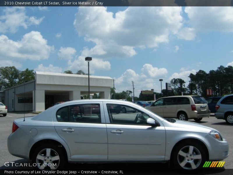 Silver Ice Metallic / Gray 2010 Chevrolet Cobalt LT Sedan