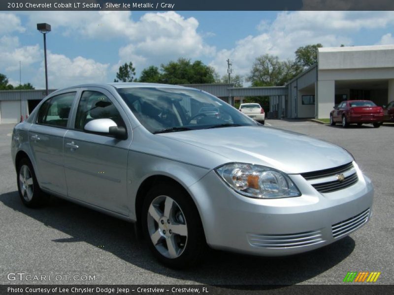 Silver Ice Metallic / Gray 2010 Chevrolet Cobalt LT Sedan