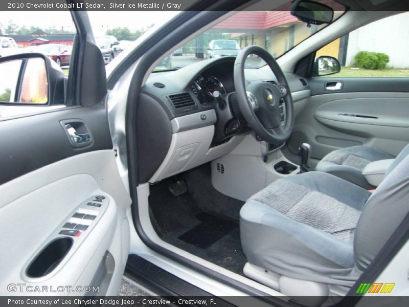 Silver Ice Metallic / Gray 2010 Chevrolet Cobalt LT Sedan