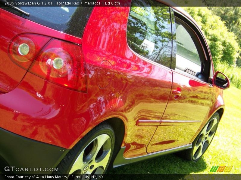 Tornado Red / Interlagos Plaid Cloth 2006 Volkswagen GTI 2.0T