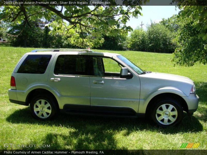 Silver Birch Metallic / Medium Ash 2003 Lincoln Aviator Premium AWD