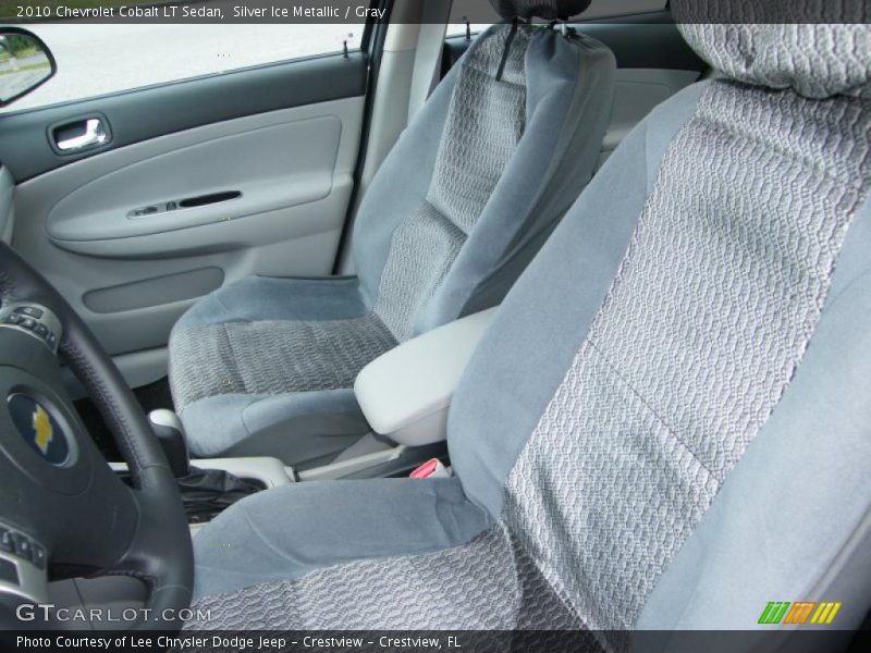 Silver Ice Metallic / Gray 2010 Chevrolet Cobalt LT Sedan