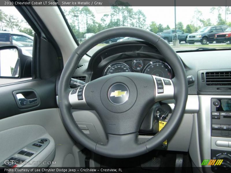 Silver Ice Metallic / Gray 2010 Chevrolet Cobalt LT Sedan
