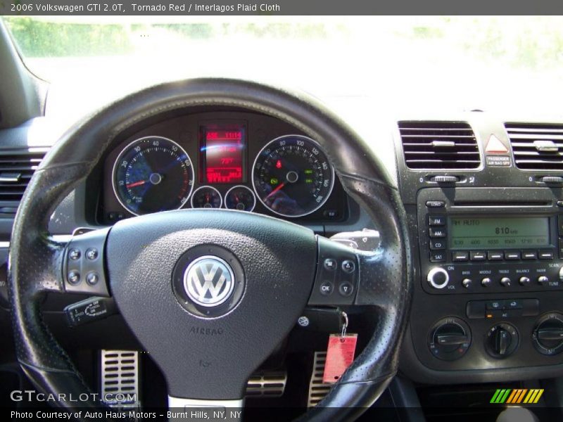 Tornado Red / Interlagos Plaid Cloth 2006 Volkswagen GTI 2.0T