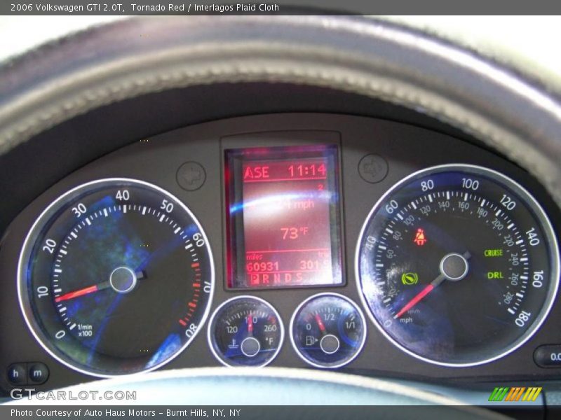 Tornado Red / Interlagos Plaid Cloth 2006 Volkswagen GTI 2.0T