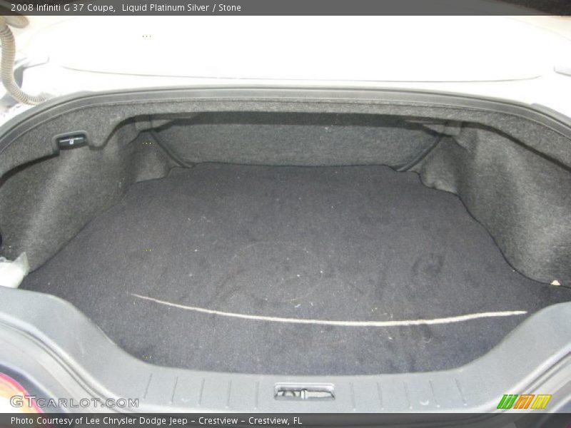 Liquid Platinum Silver / Stone 2008 Infiniti G 37 Coupe