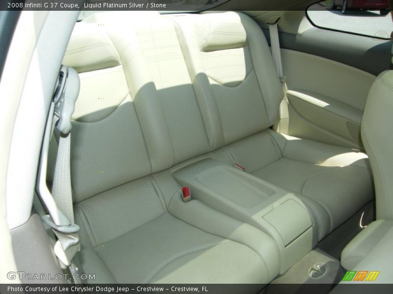 Liquid Platinum Silver / Stone 2008 Infiniti G 37 Coupe