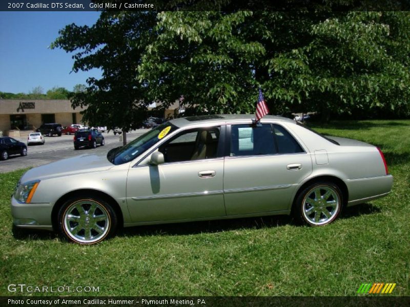 Gold Mist / Cashmere 2007 Cadillac DTS Sedan