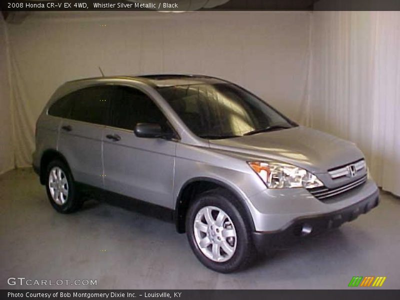 Whistler Silver Metallic / Black 2008 Honda CR-V EX 4WD