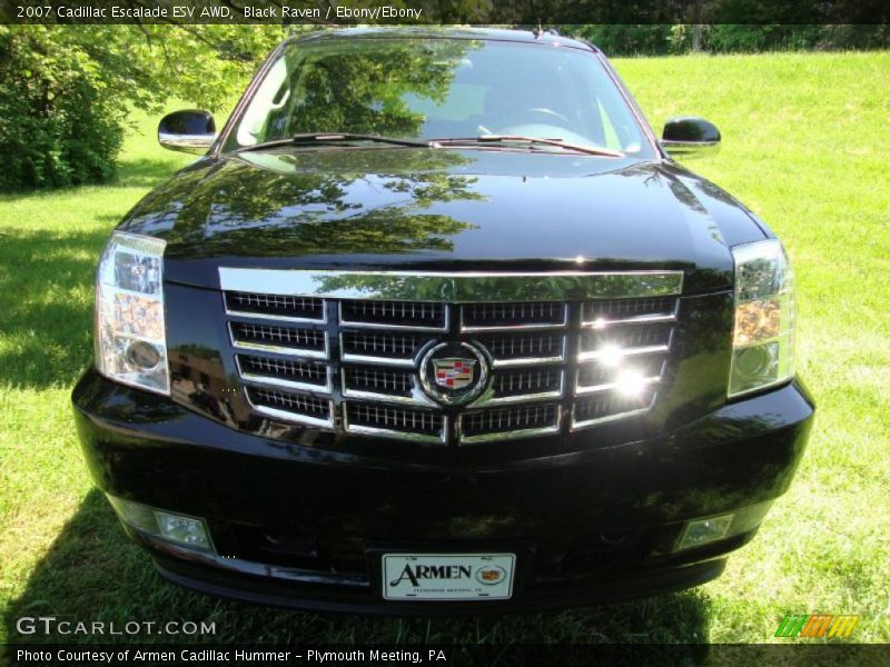 Black Raven / Ebony/Ebony 2007 Cadillac Escalade ESV AWD