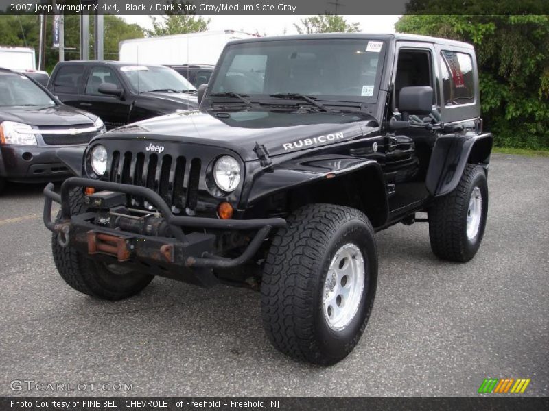 Black / Dark Slate Gray/Medium Slate Gray 2007 Jeep Wrangler X 4x4