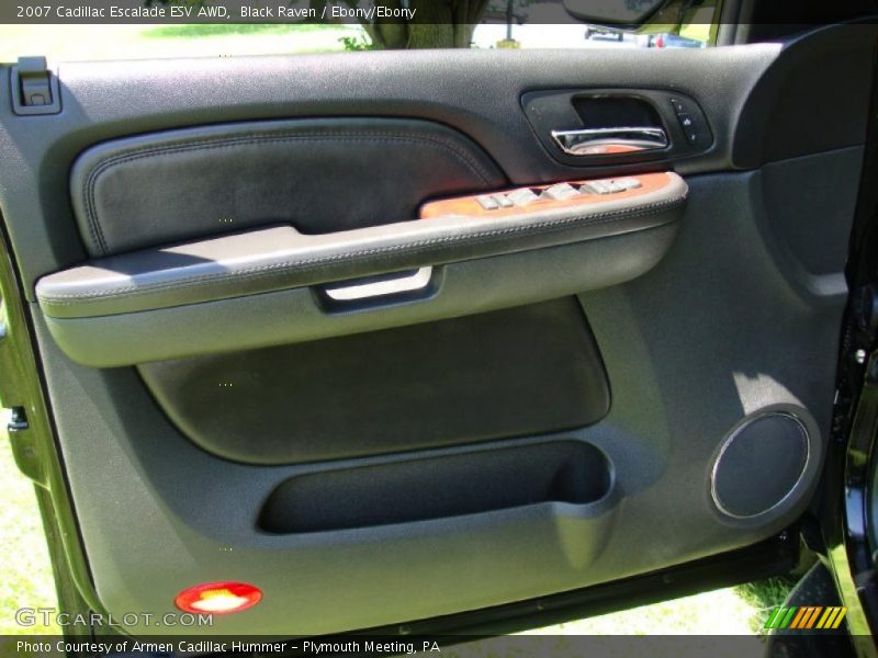 Black Raven / Ebony/Ebony 2007 Cadillac Escalade ESV AWD