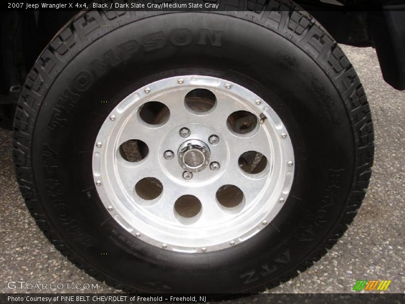 Black / Dark Slate Gray/Medium Slate Gray 2007 Jeep Wrangler X 4x4