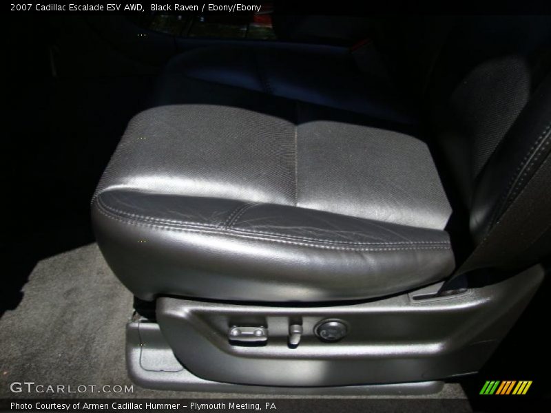 Black Raven / Ebony/Ebony 2007 Cadillac Escalade ESV AWD