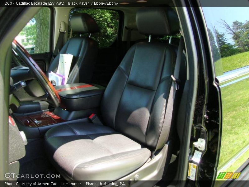 Black Raven / Ebony/Ebony 2007 Cadillac Escalade ESV AWD
