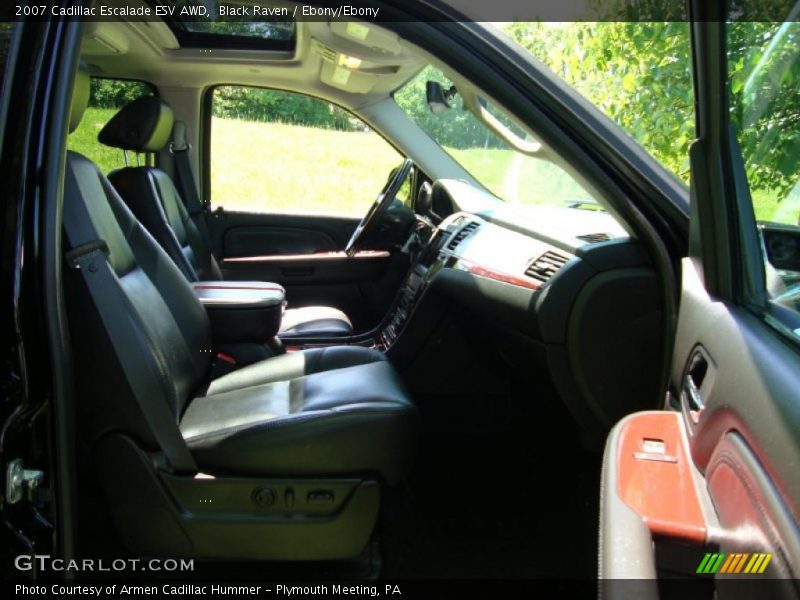 Black Raven / Ebony/Ebony 2007 Cadillac Escalade ESV AWD