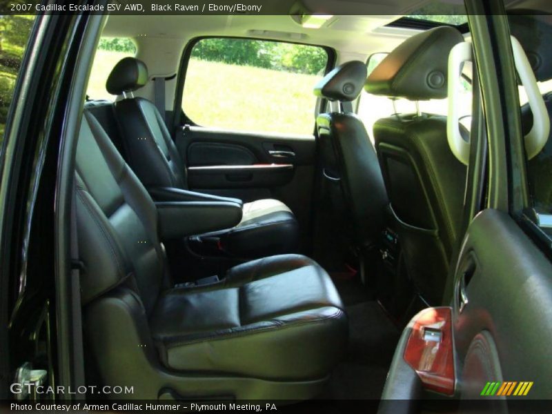Black Raven / Ebony/Ebony 2007 Cadillac Escalade ESV AWD