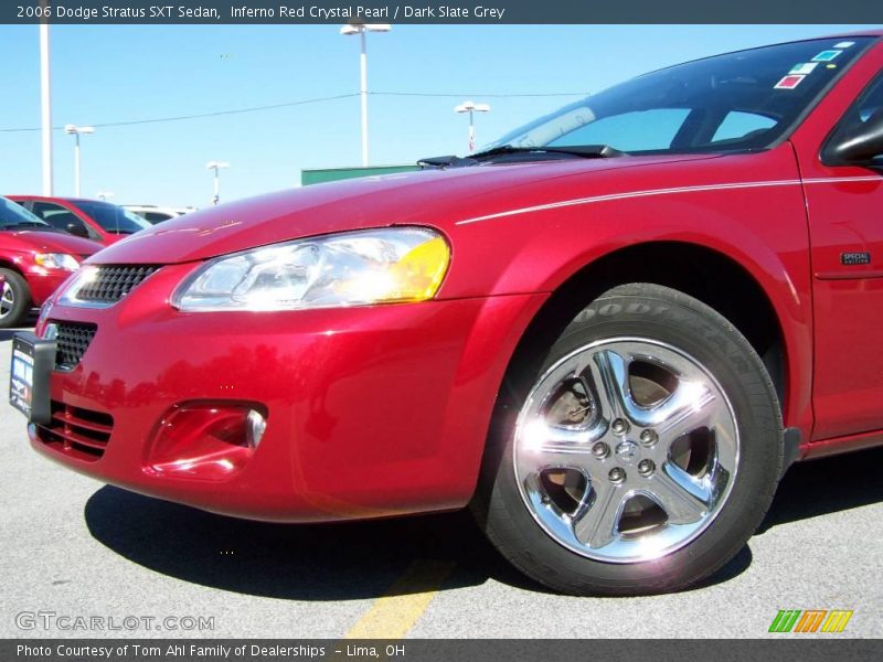 Inferno Red Crystal Pearl / Dark Slate Grey 2006 Dodge Stratus SXT Sedan