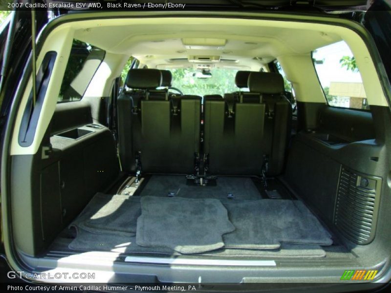 Black Raven / Ebony/Ebony 2007 Cadillac Escalade ESV AWD