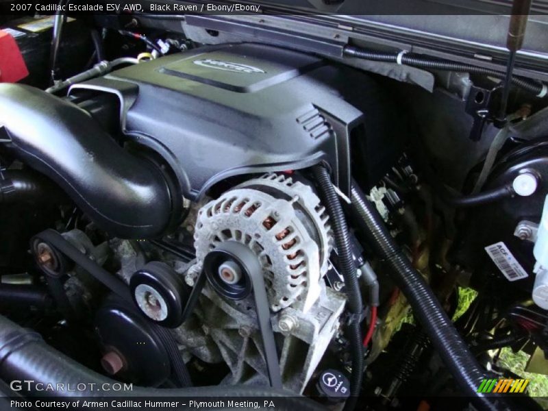 Black Raven / Ebony/Ebony 2007 Cadillac Escalade ESV AWD