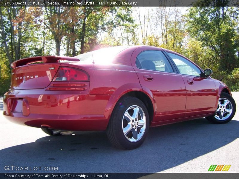 Inferno Red Crystal Pearl / Dark Slate Grey 2006 Dodge Stratus SXT Sedan