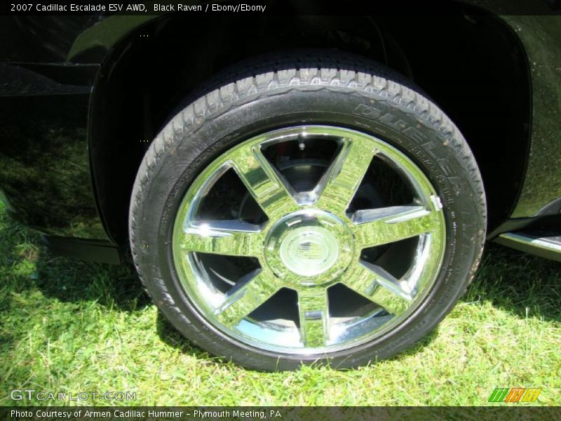 Black Raven / Ebony/Ebony 2007 Cadillac Escalade ESV AWD