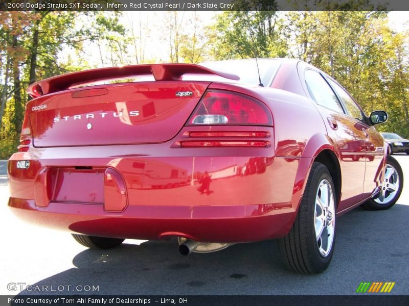 Inferno Red Crystal Pearl / Dark Slate Grey 2006 Dodge Stratus SXT Sedan