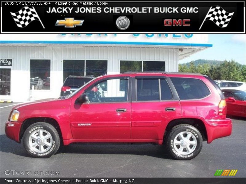 Magnetic Red Metallic / Ebony 2005 GMC Envoy SLE 4x4