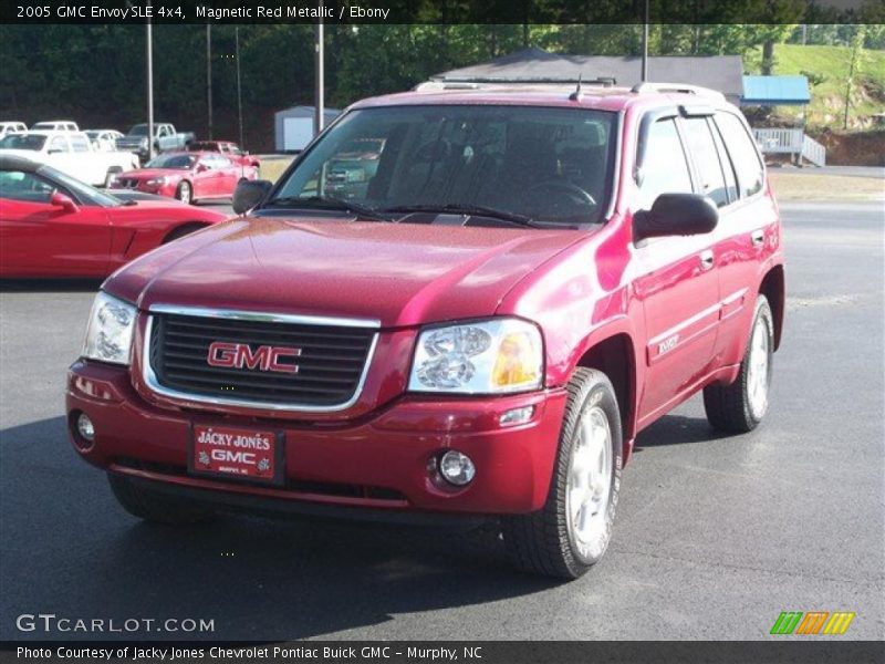 Magnetic Red Metallic / Ebony 2005 GMC Envoy SLE 4x4