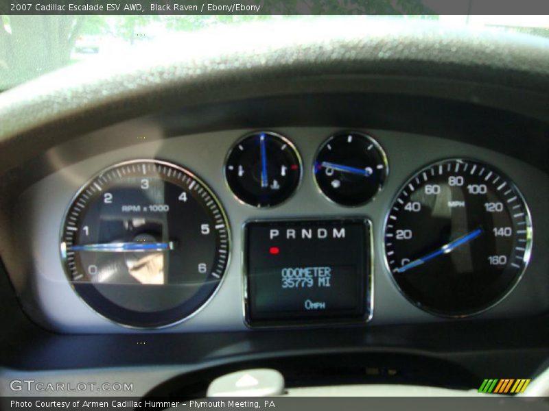 Black Raven / Ebony/Ebony 2007 Cadillac Escalade ESV AWD