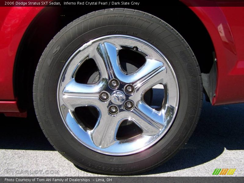 Inferno Red Crystal Pearl / Dark Slate Grey 2006 Dodge Stratus SXT Sedan