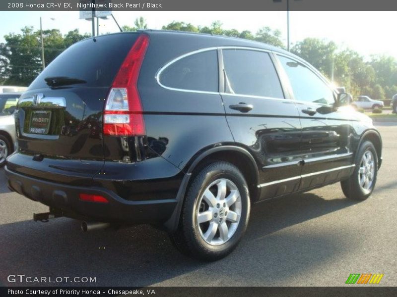 Nighthawk Black Pearl / Black 2008 Honda CR-V EX