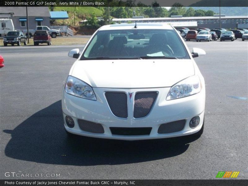 Ivory White / Ebony Black 2008 Pontiac G6 GXP Sedan