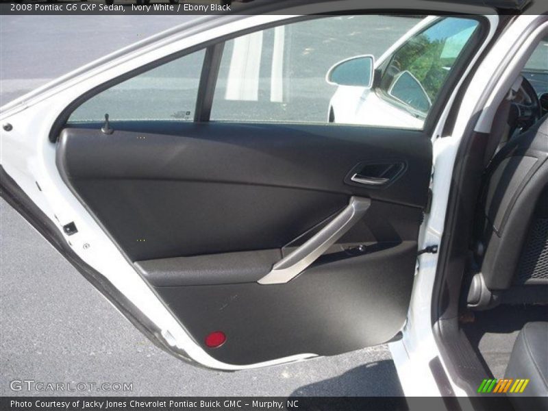 Ivory White / Ebony Black 2008 Pontiac G6 GXP Sedan