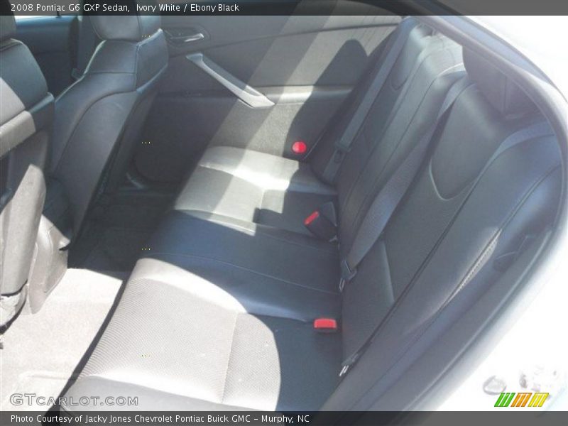 Ivory White / Ebony Black 2008 Pontiac G6 GXP Sedan