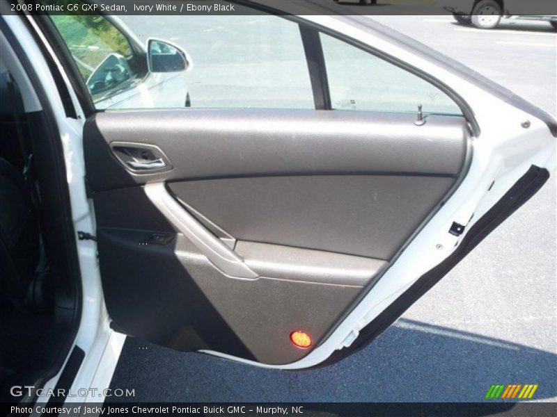 Ivory White / Ebony Black 2008 Pontiac G6 GXP Sedan