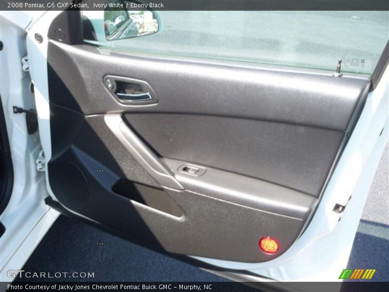 Ivory White / Ebony Black 2008 Pontiac G6 GXP Sedan