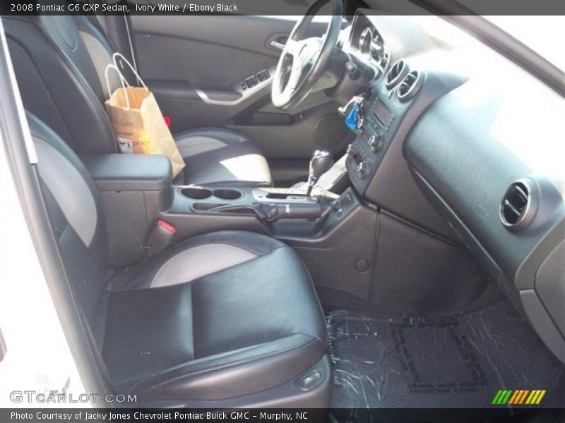 Ivory White / Ebony Black 2008 Pontiac G6 GXP Sedan