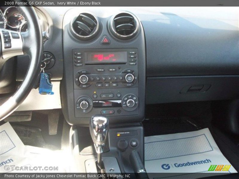 Ivory White / Ebony Black 2008 Pontiac G6 GXP Sedan