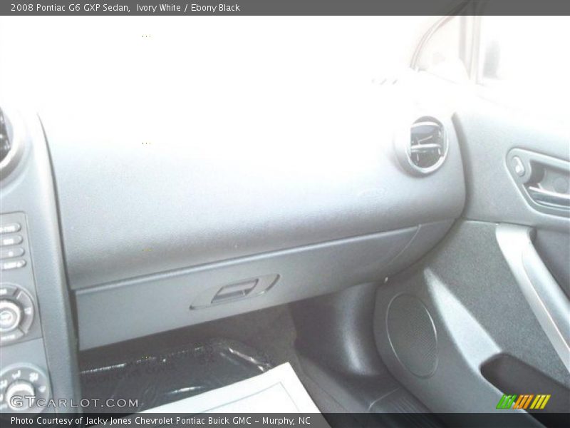 Ivory White / Ebony Black 2008 Pontiac G6 GXP Sedan