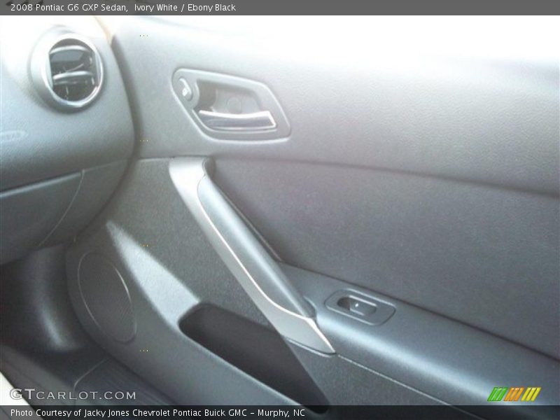 Ivory White / Ebony Black 2008 Pontiac G6 GXP Sedan