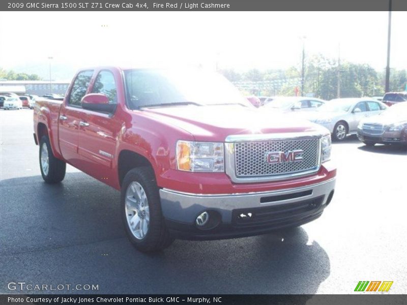 Fire Red / Light Cashmere 2009 GMC Sierra 1500 SLT Z71 Crew Cab 4x4