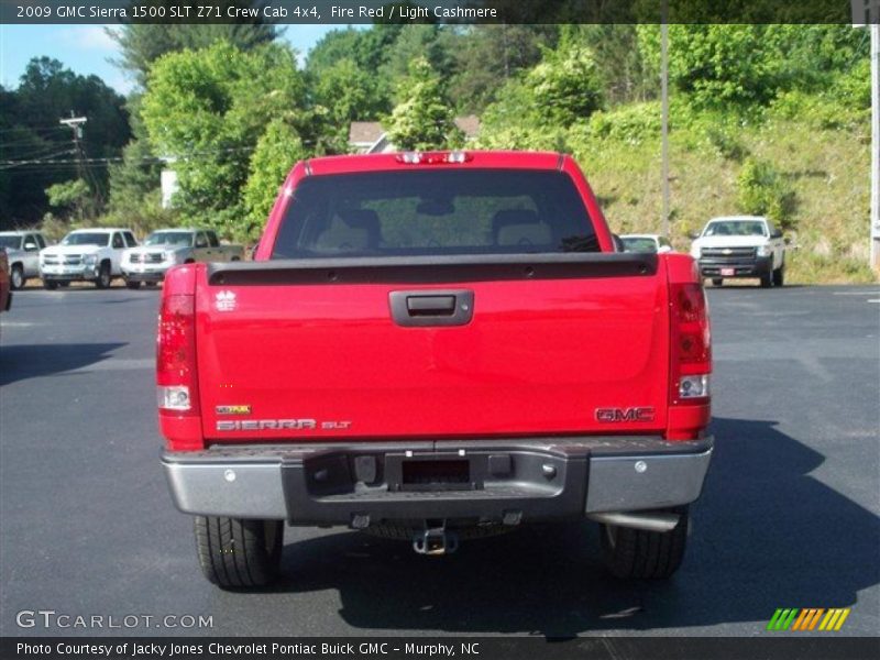 Fire Red / Light Cashmere 2009 GMC Sierra 1500 SLT Z71 Crew Cab 4x4